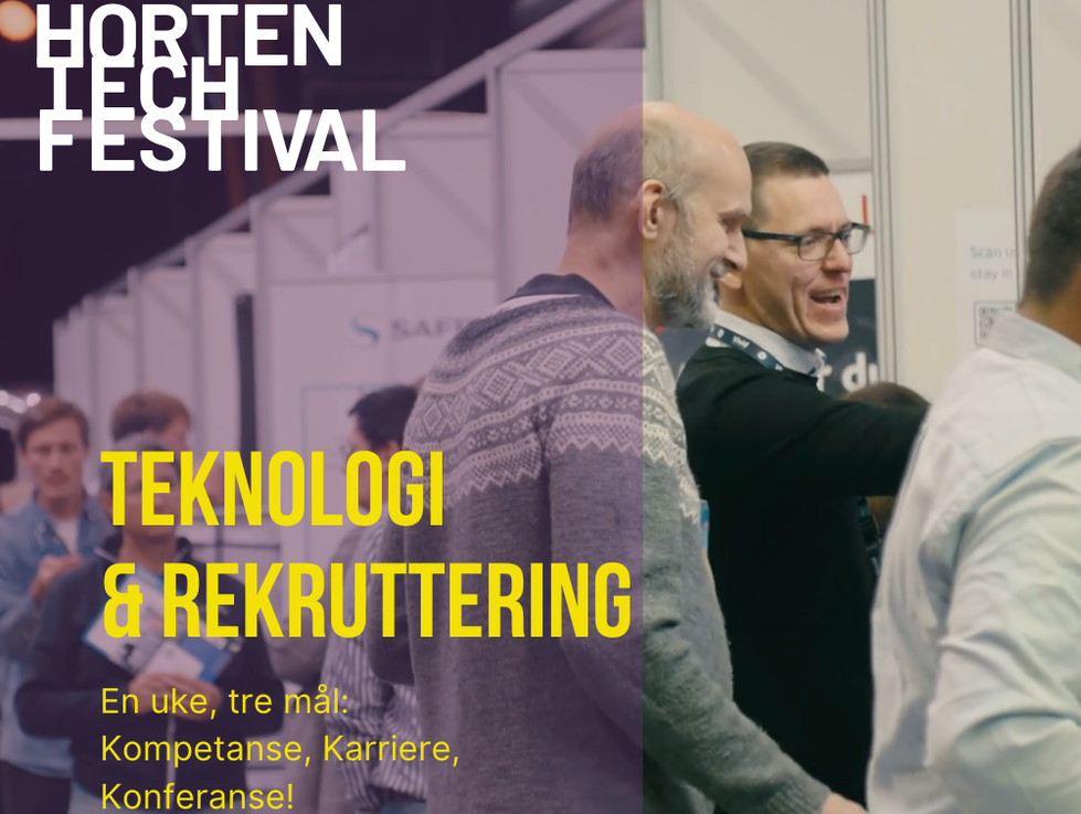 Horten tech festival - Booking av standplass
